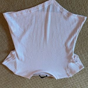 SHEIN tan knit top